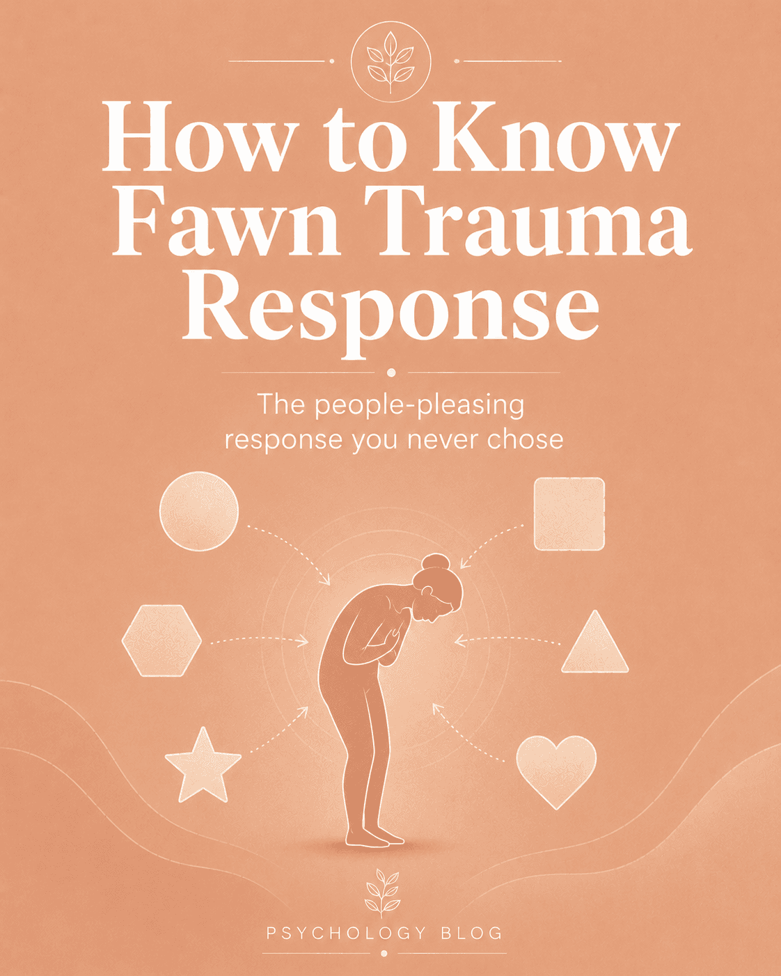 You don't fight. You don't flee. You don't freeze. You become whatever the room requires. The 12 signs of the fawn response. #fawnresponse #trauma #peoplepleasing