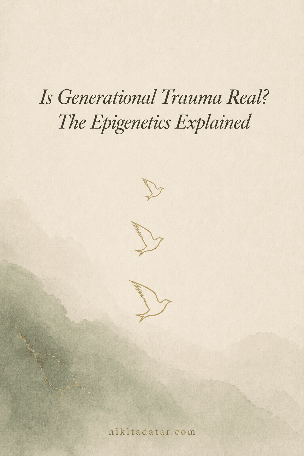 Your grandmother didn't know she was passing it forward. The science of how trauma travels through DNA across generations. #generationaltrauma #epigenetics #healing