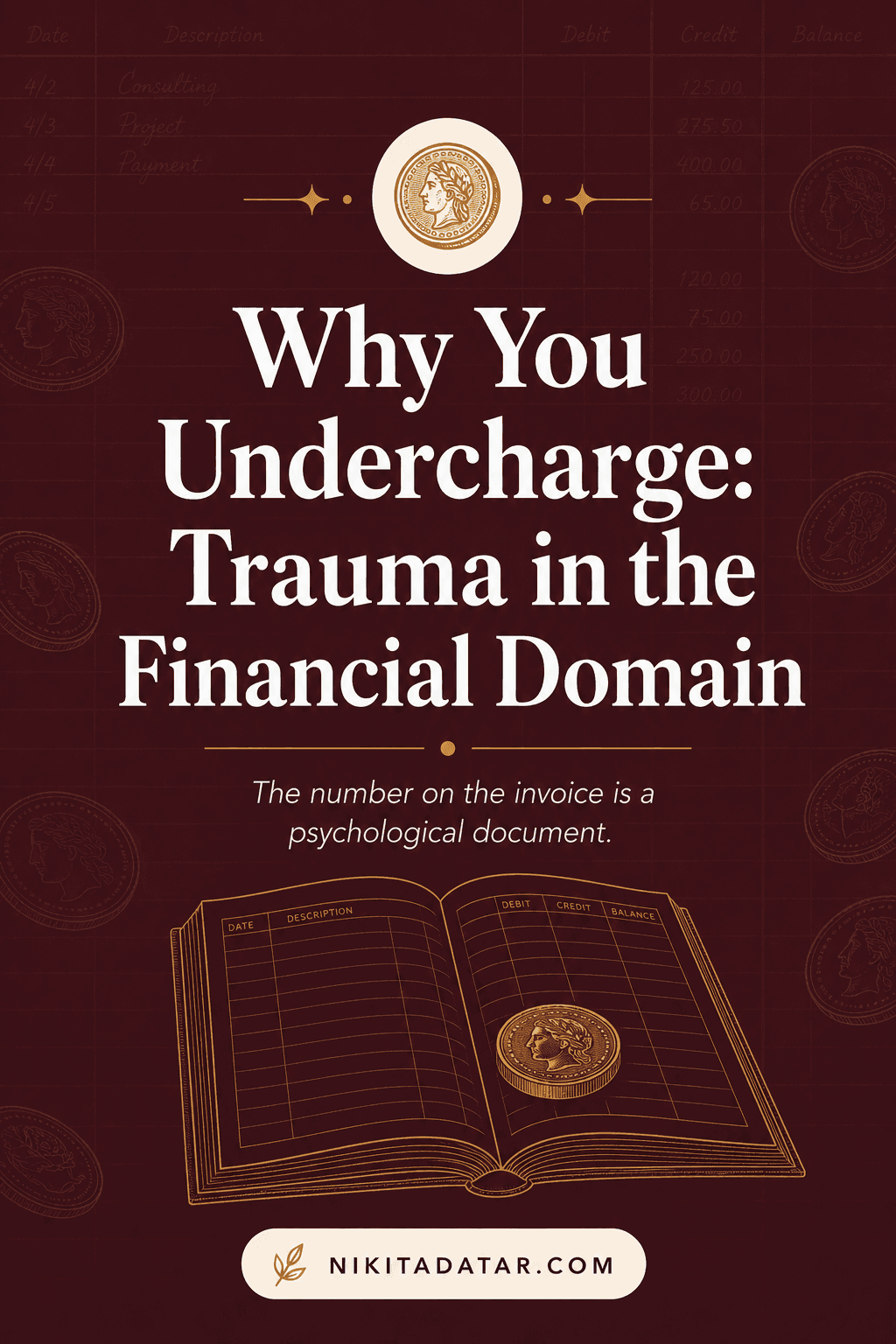 The number on the invoice is a psychological document. Asking for the full amount is a relational demand to a nervous system that learned no. #money #trauma #boundaries